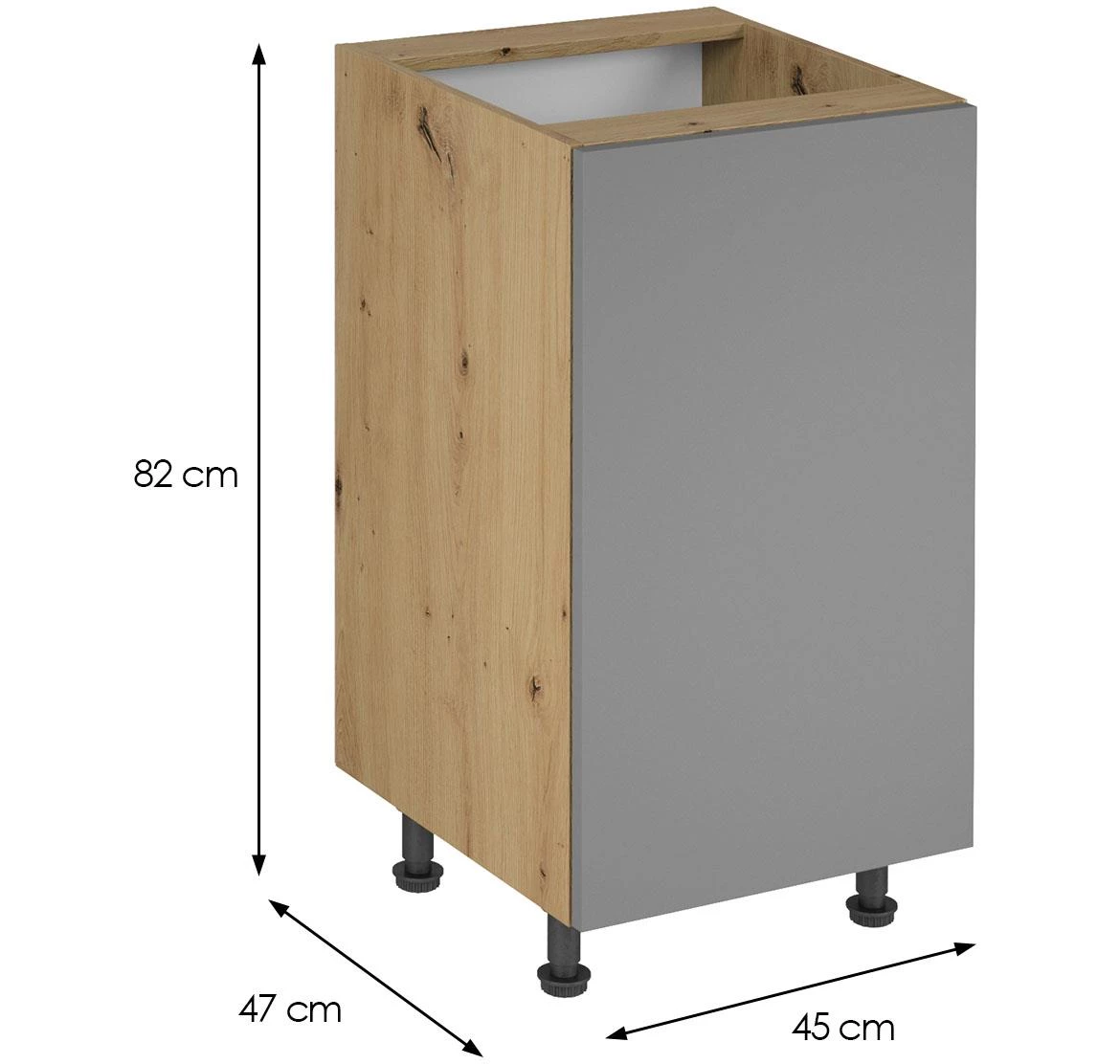 Langen D45 bež kuhinjski ormaric