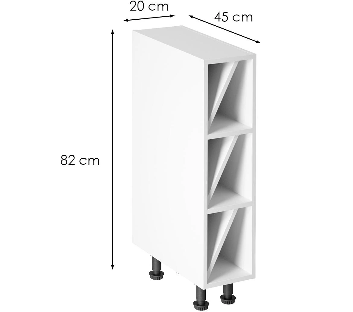 Linea d20v beli kuhinjski ormaric