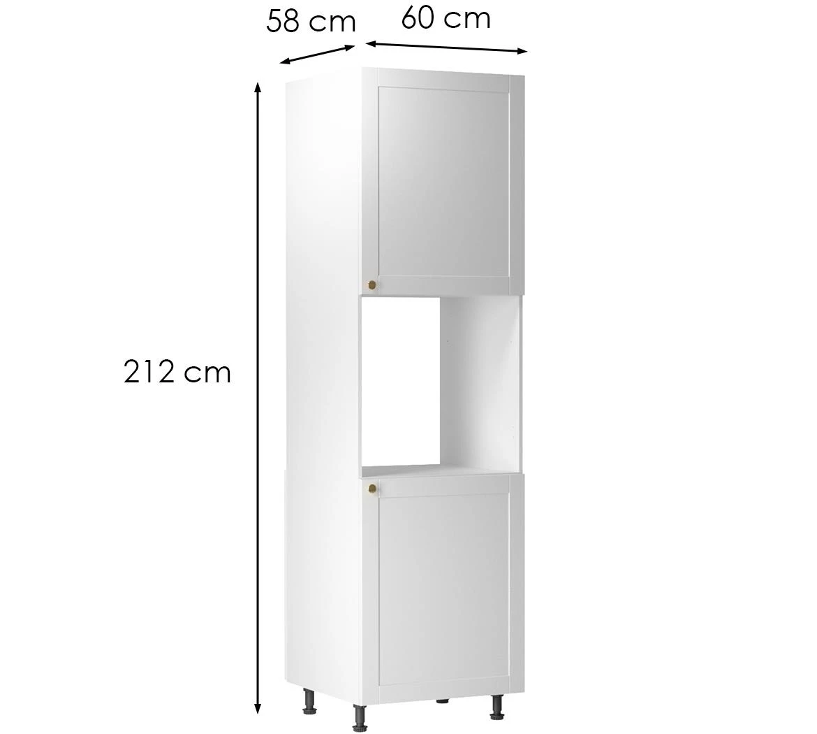 Linea d60p beli kuhinjski ormaric