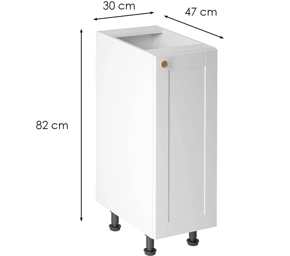 Linea d30 beli kuhinjski ormaric