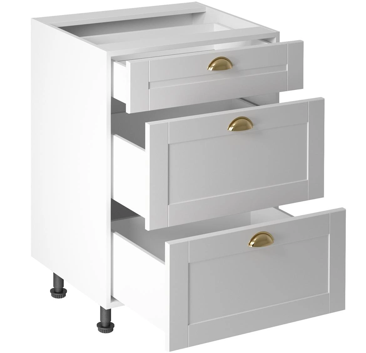 Linea d60s3 beli kuhinjski ormaric