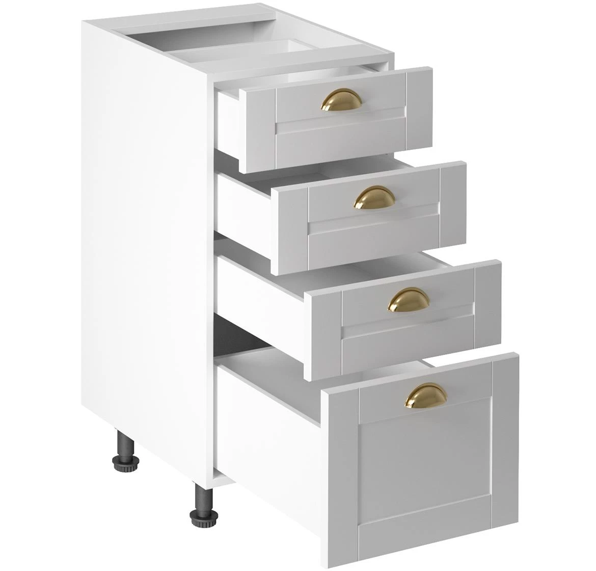 Linea d40s4 beli kuhinjski ormaric