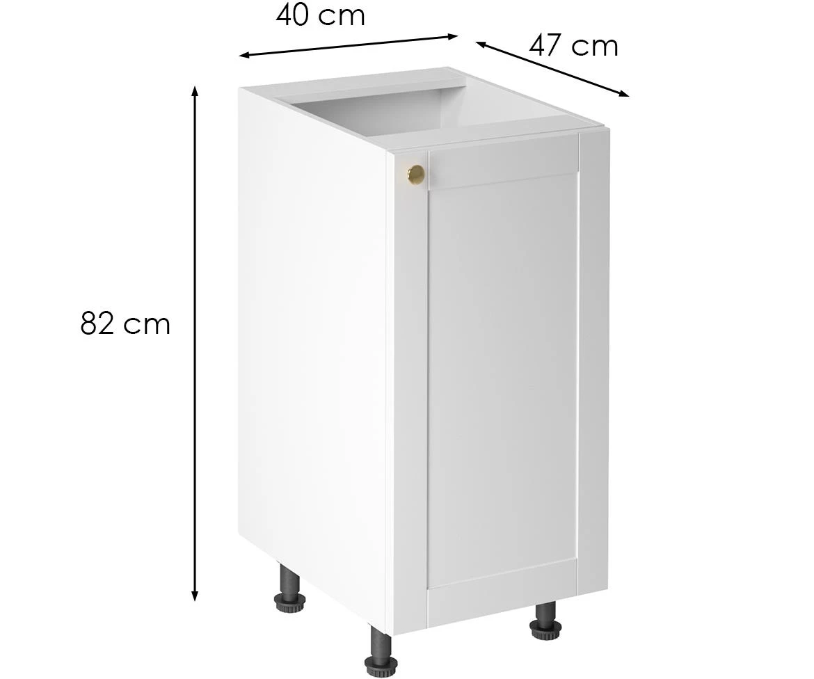 Linea d40 beli kuhinjski ormaric