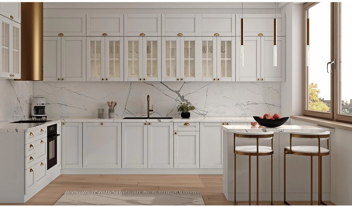 Linea d40s1 beli kuhinjski ormaric