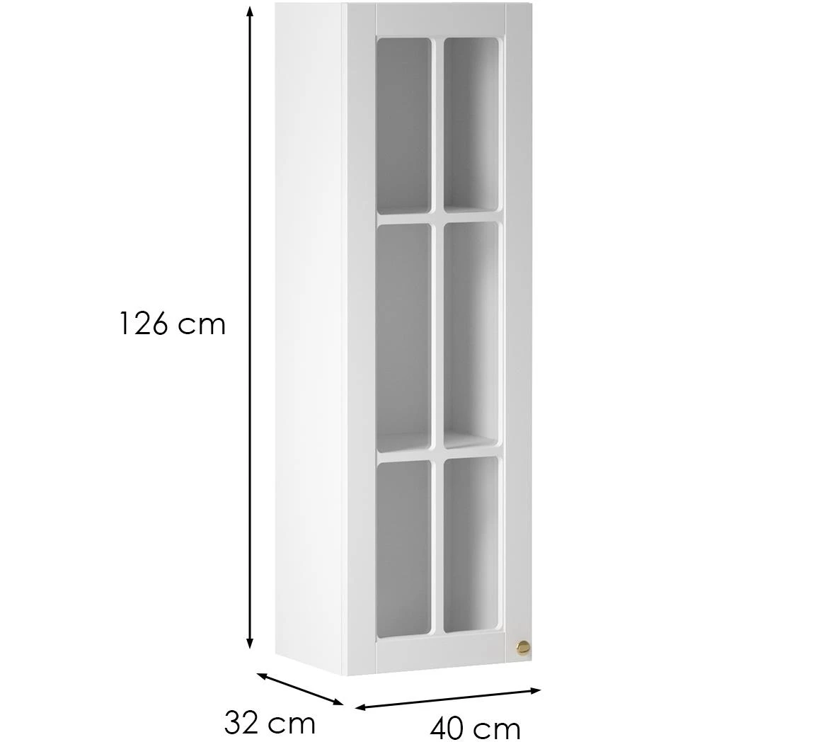 Beli kuhinjski ormaric Linea w40s
