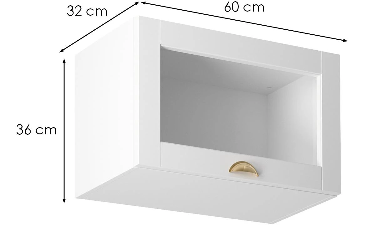 Linea g60ksn beli kuhinjski ormaric