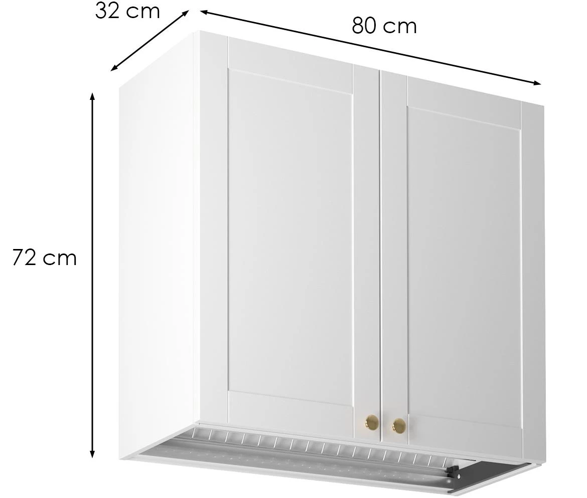 Linea g80c beli kuhinjski ormaric