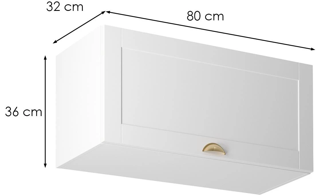 Linea g80k beli kuhinjski ormaric