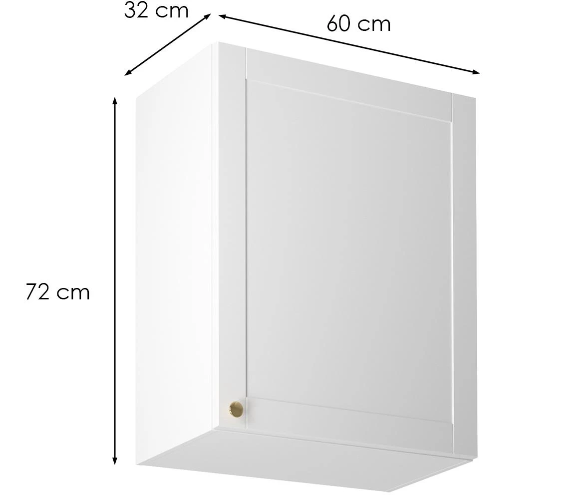 Kuhinjski ormaric Linea g60 P/L beli
