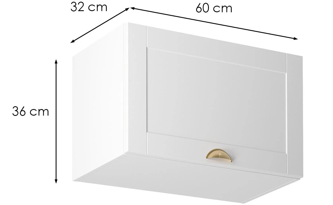 Linea g60kn beli kuhinjski ormaric