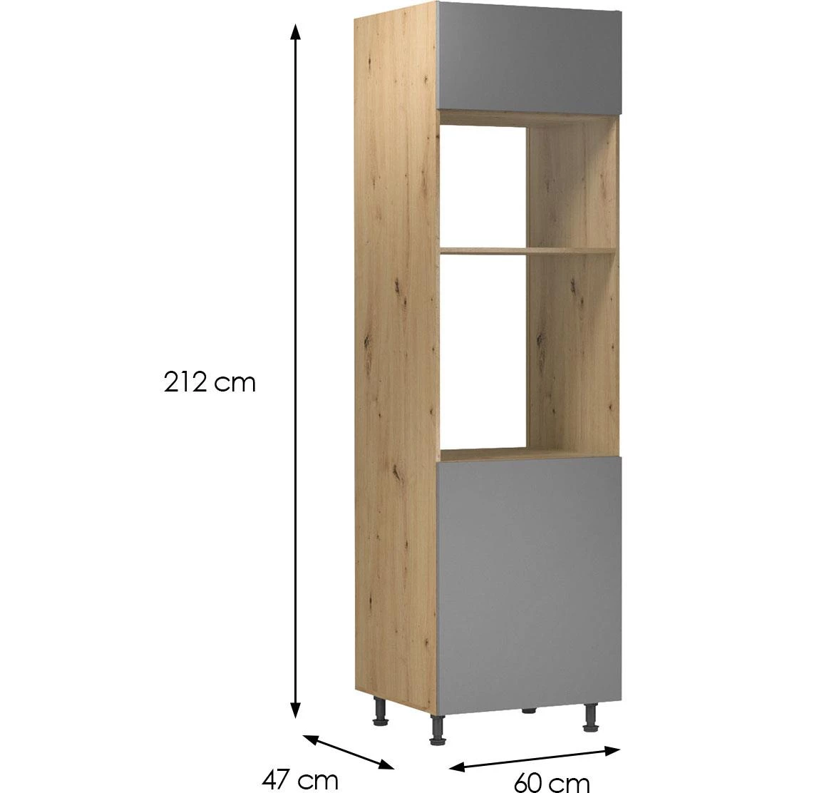 Langen D60PM bež kuhinjski ormaric