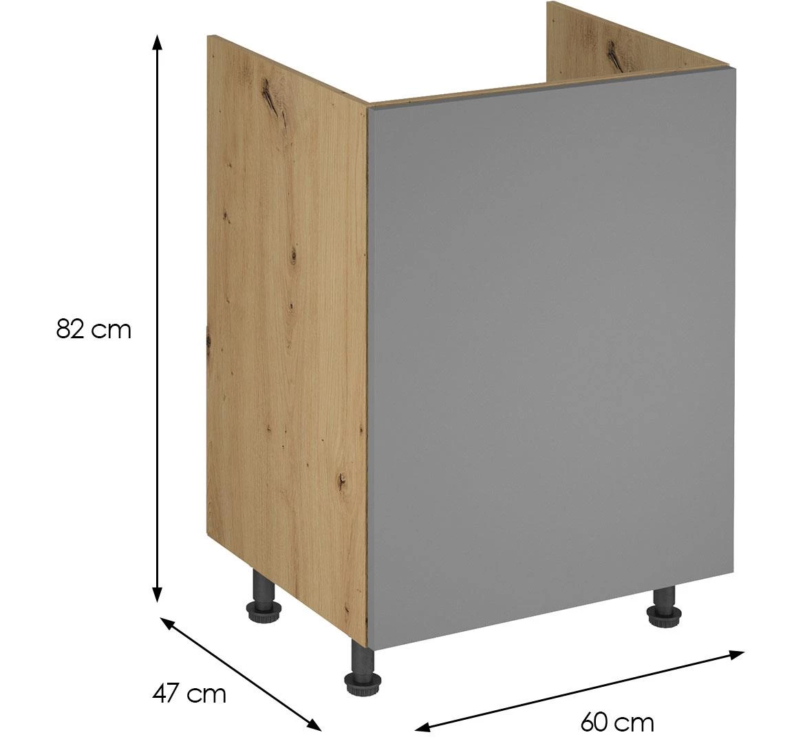 Langen D60Z bež kuhinjski ormaric