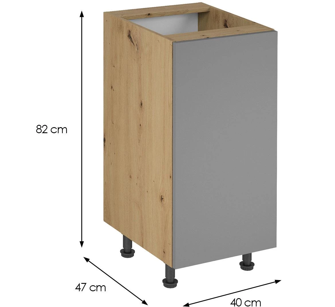 Langen D40 bež kuhinjski ormaric