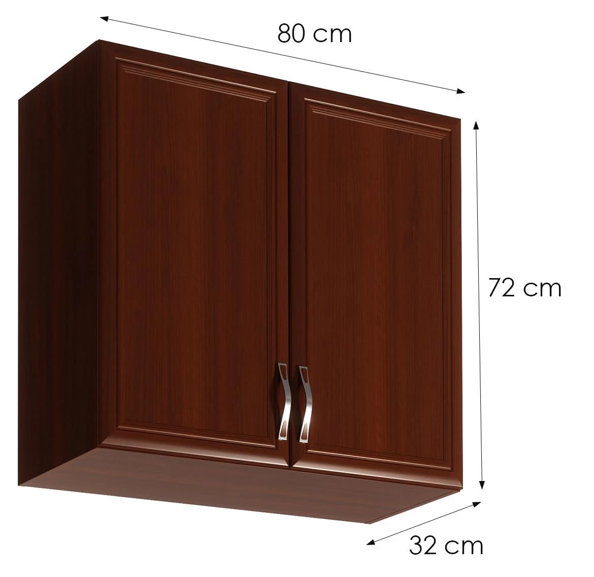 Kuhinjski ormaric Sicily G80, orah Milano