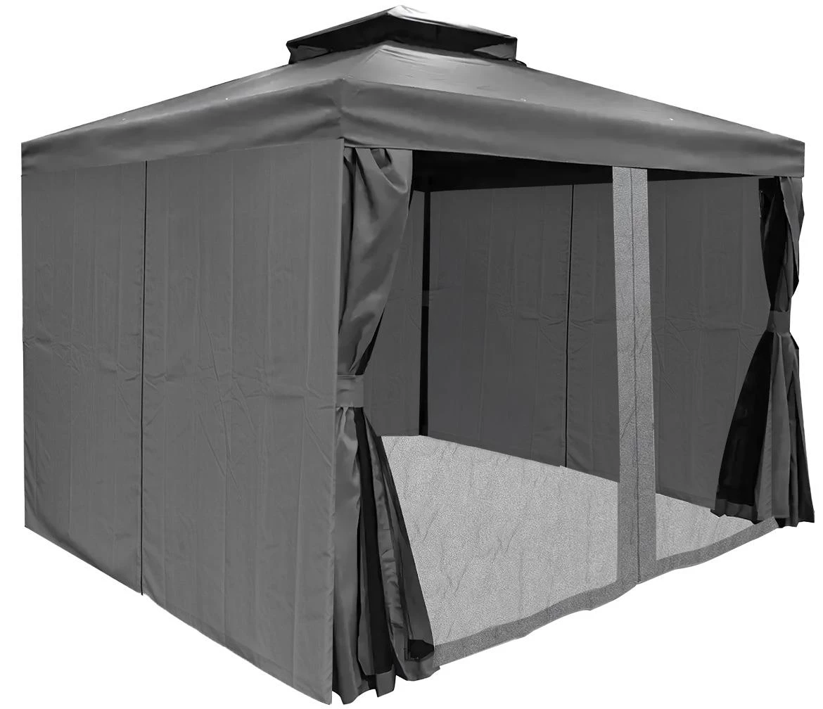 Baštenski paviljon Porto 3x3x2,7m grafit