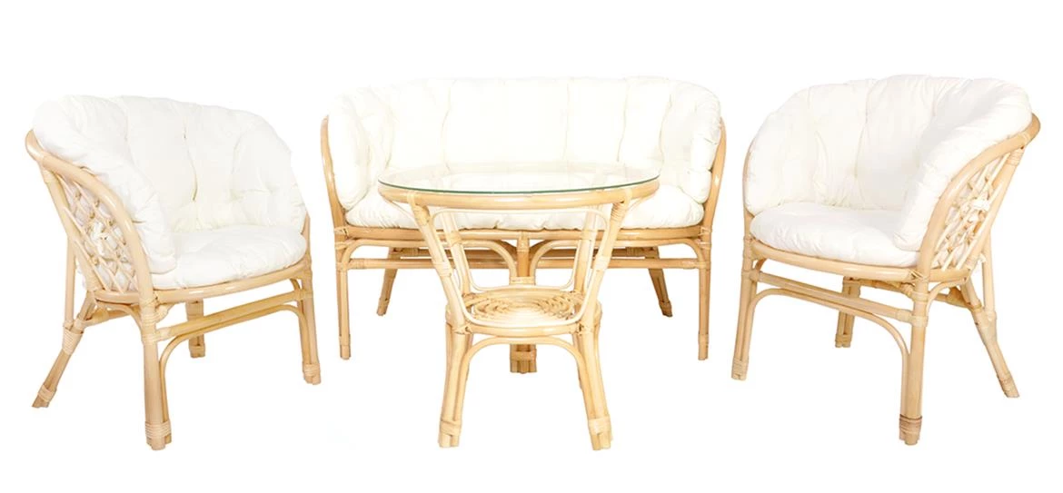 Tropikana set od ratana, prirodna/bež