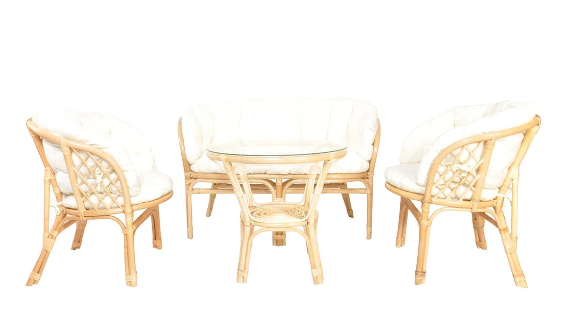 Tropikana set od ratana, prirodna/bež