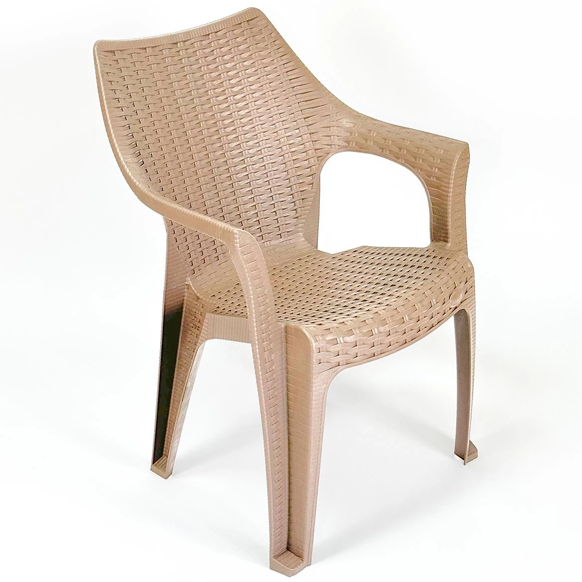 Plasticna stolica Ratan bež 8042438