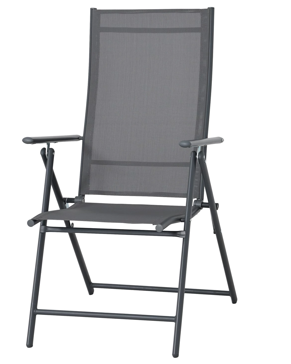 Pia sklopiva stolica sa 7 pozicija, siva 8034235