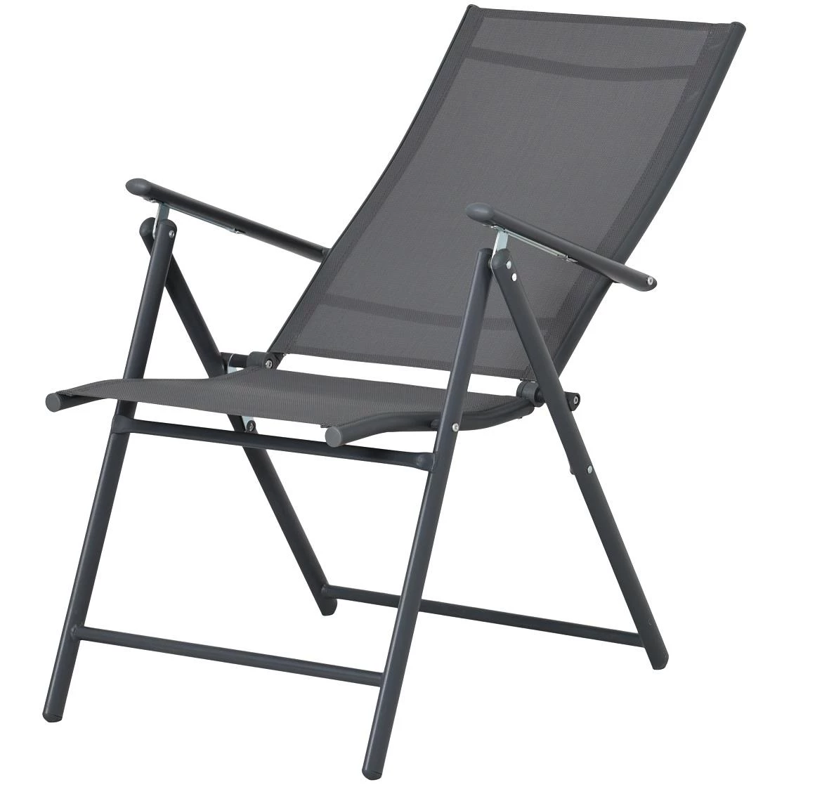 Pia sklopiva stolica sa 7 pozicija, siva 8034235