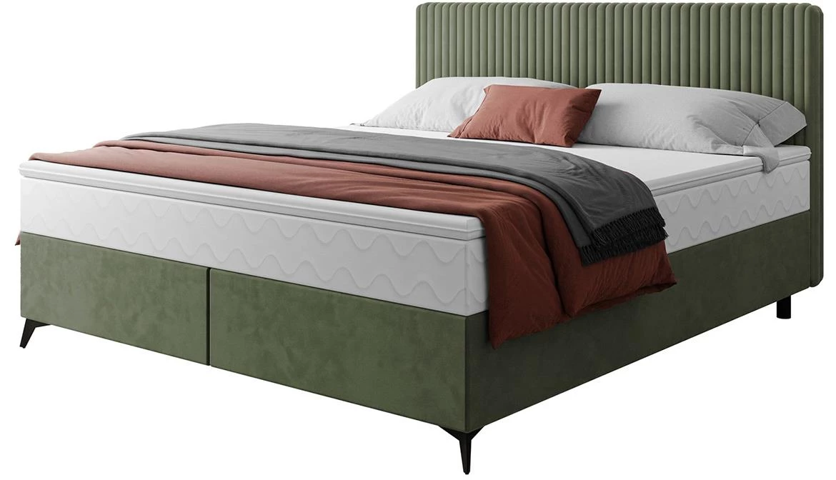 Manila 34/Tilia 37 krevet sa prostorom za odlaganje 186x211x103 cm zelena