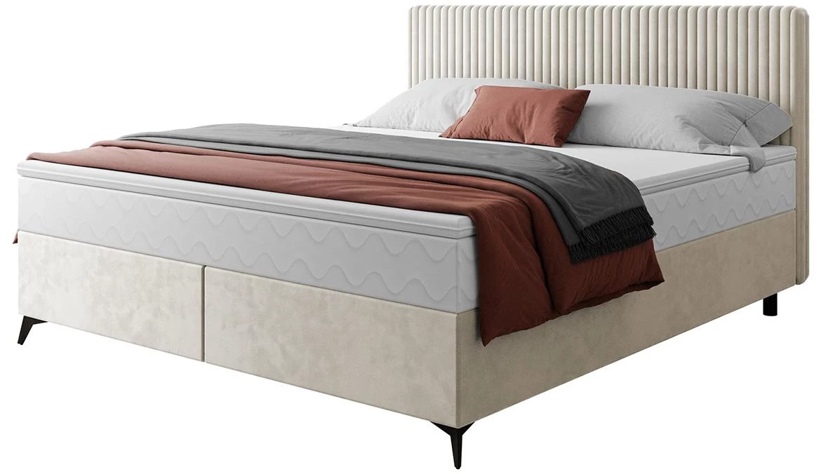 Manila 01/Tilia 03 krevet sa prostorom za odlaganje 186x211x103 cm krem