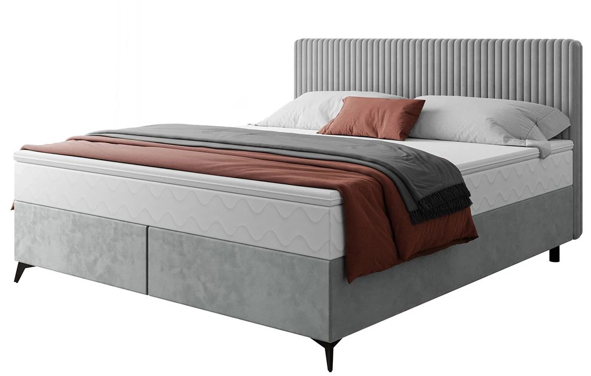 Manila 15/Tilia 86 krevet sa prostorom za odlaganje 146x211x103 cm siva