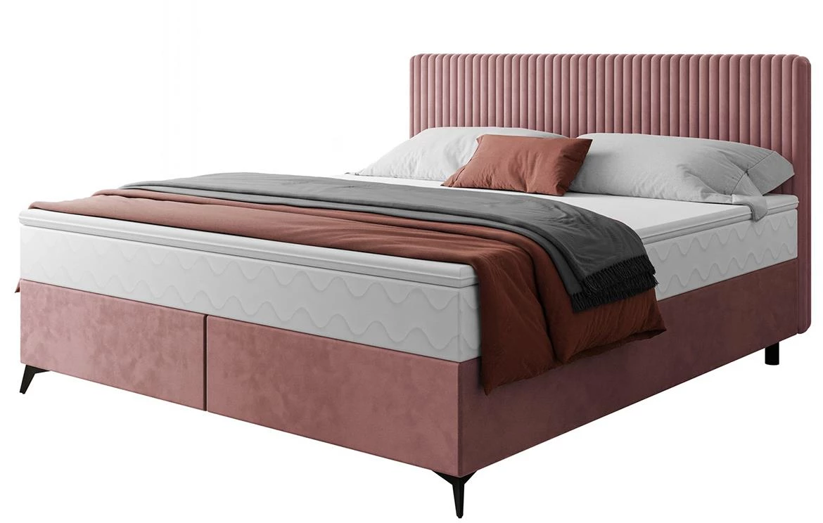 Manila 29/Tilia 62 krevet sa prostorom za odlaganje 146x211x103 cm ružicasta