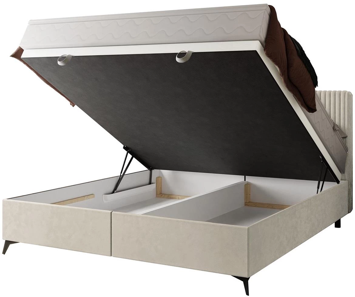 Manila 01/Tilia 03 krevet sa prostorom za odlaganje 146x211x103 cm krem