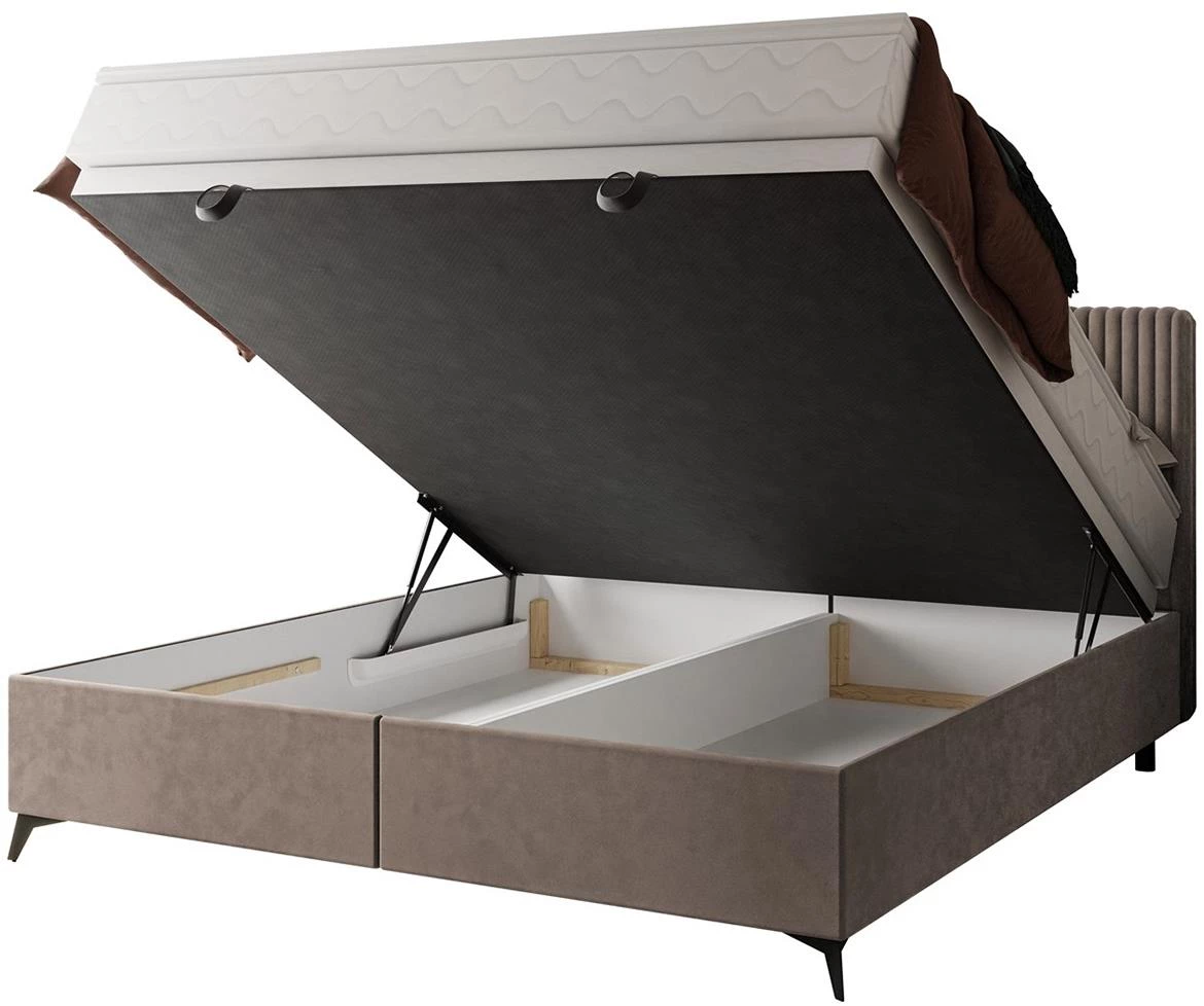 Manila 21/Tilia 17 krevet sa prostorom za odlaganje 146x211x103 cm bež