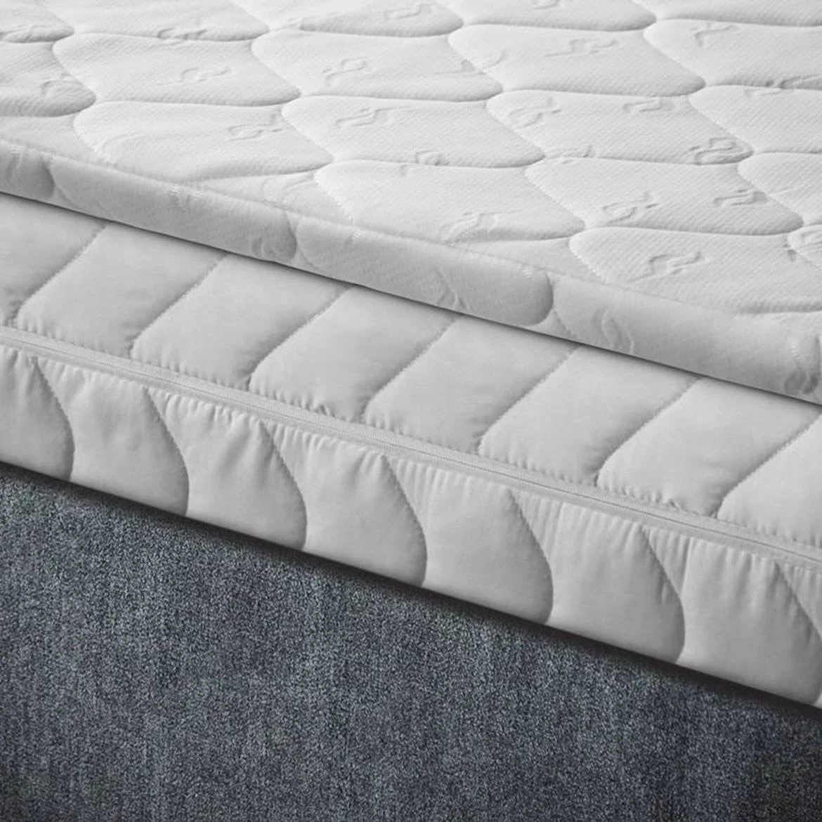 Aston 13 krevet sa prostorom za odlaganje i rasvetom 186x211x137 cm siva