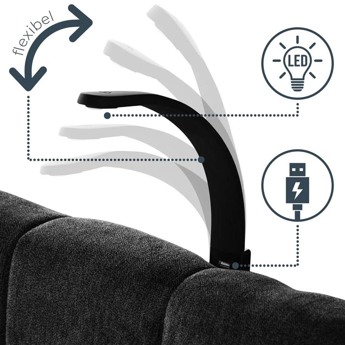Aston 18 krevet sa prostorom za odlaganje i rasvetom 186x211x137 cm crna