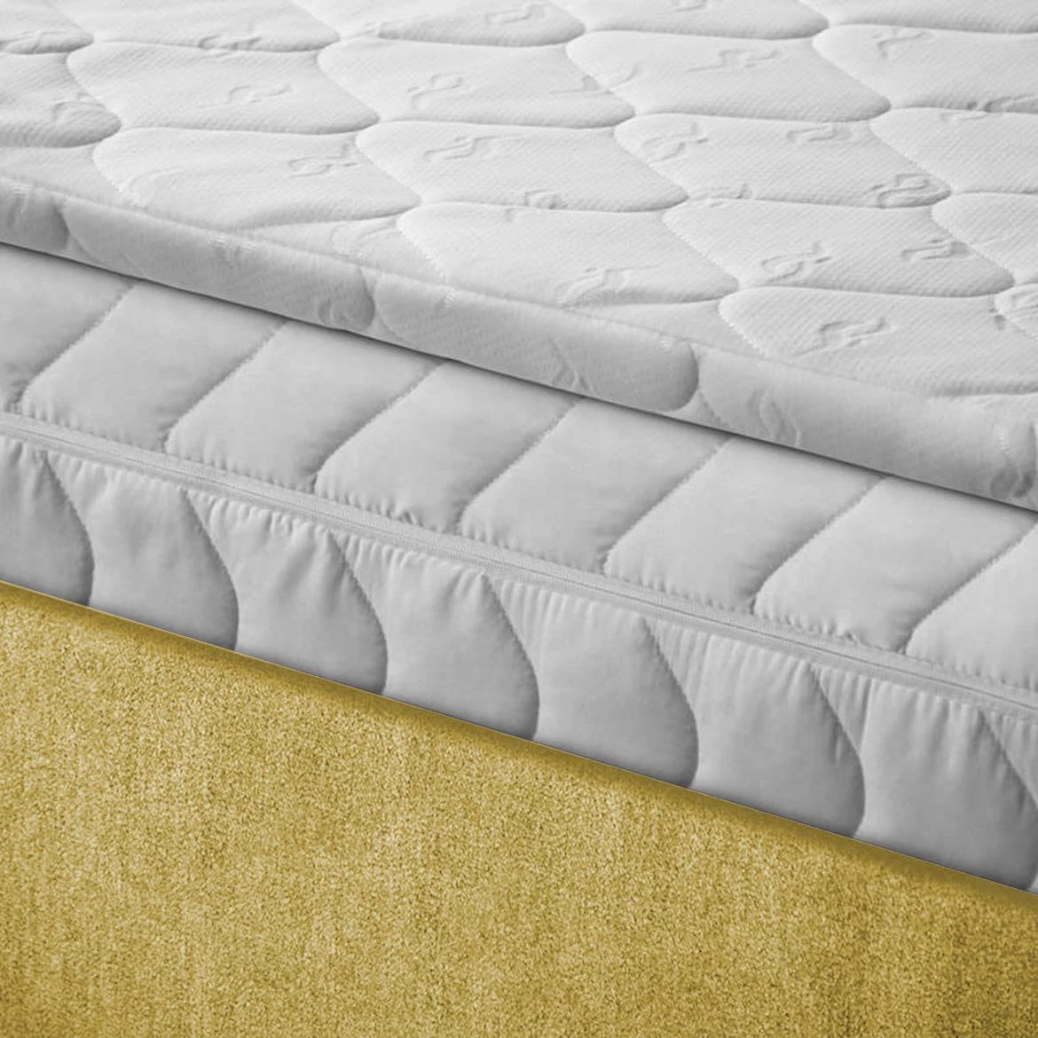 Aston 08 krevet sa prostorom za odlaganje i rasvetom 166x211x137 cm žuta