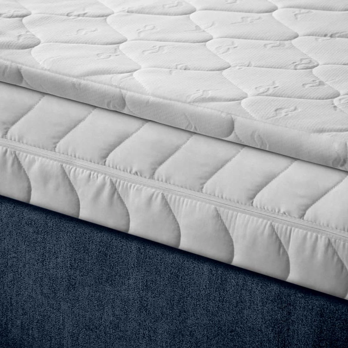 Aston 26 krevet sa prostorom za odlaganje i rasvetom 166x211x137 cm plava