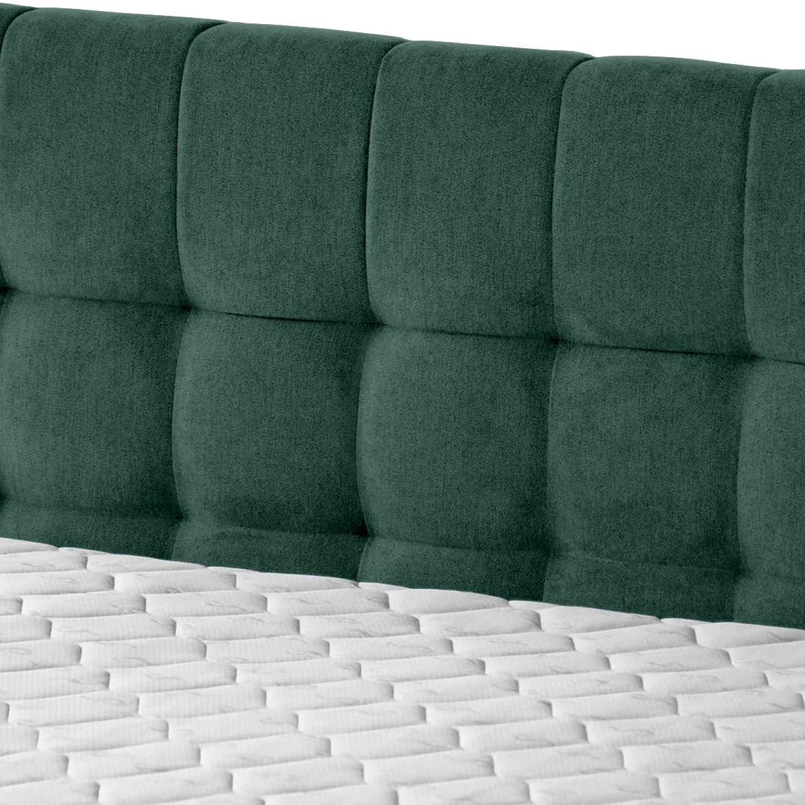 Aston 27 krevet sa prostorom za odlaganje i rasvetom 166x211x137 cm zelena