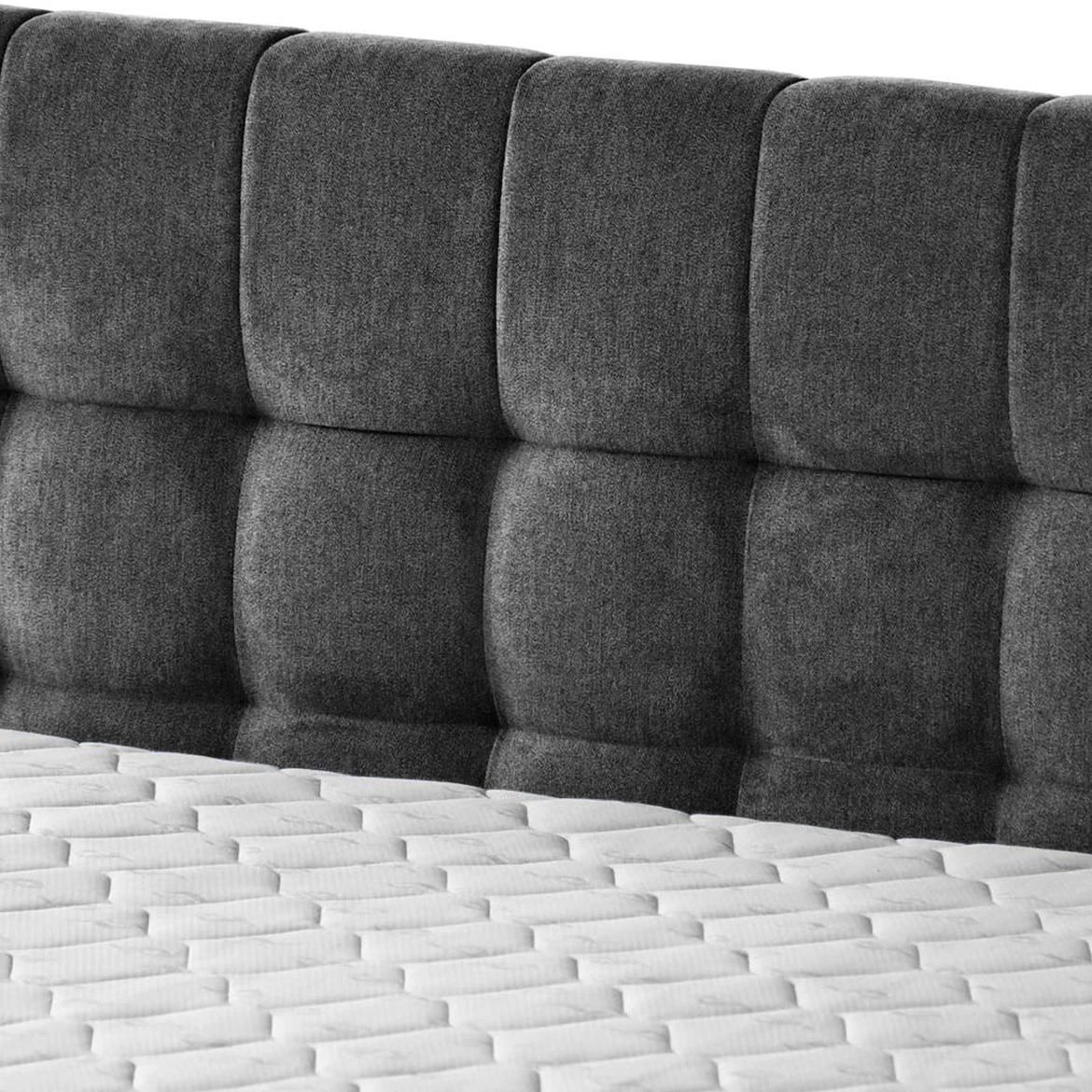 Aston 18 krevet sa prostorom za odlaganje i rasvetom 166x211x137 cm crna