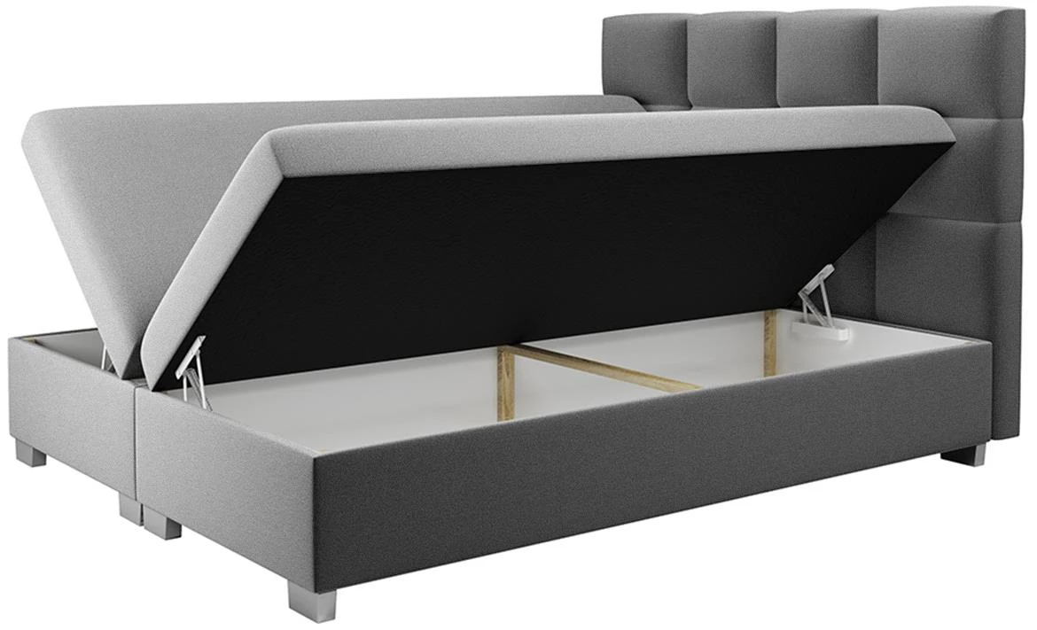 Alfa 13 krevet sa prostorom za odlaganje 180x213x116 cm siva