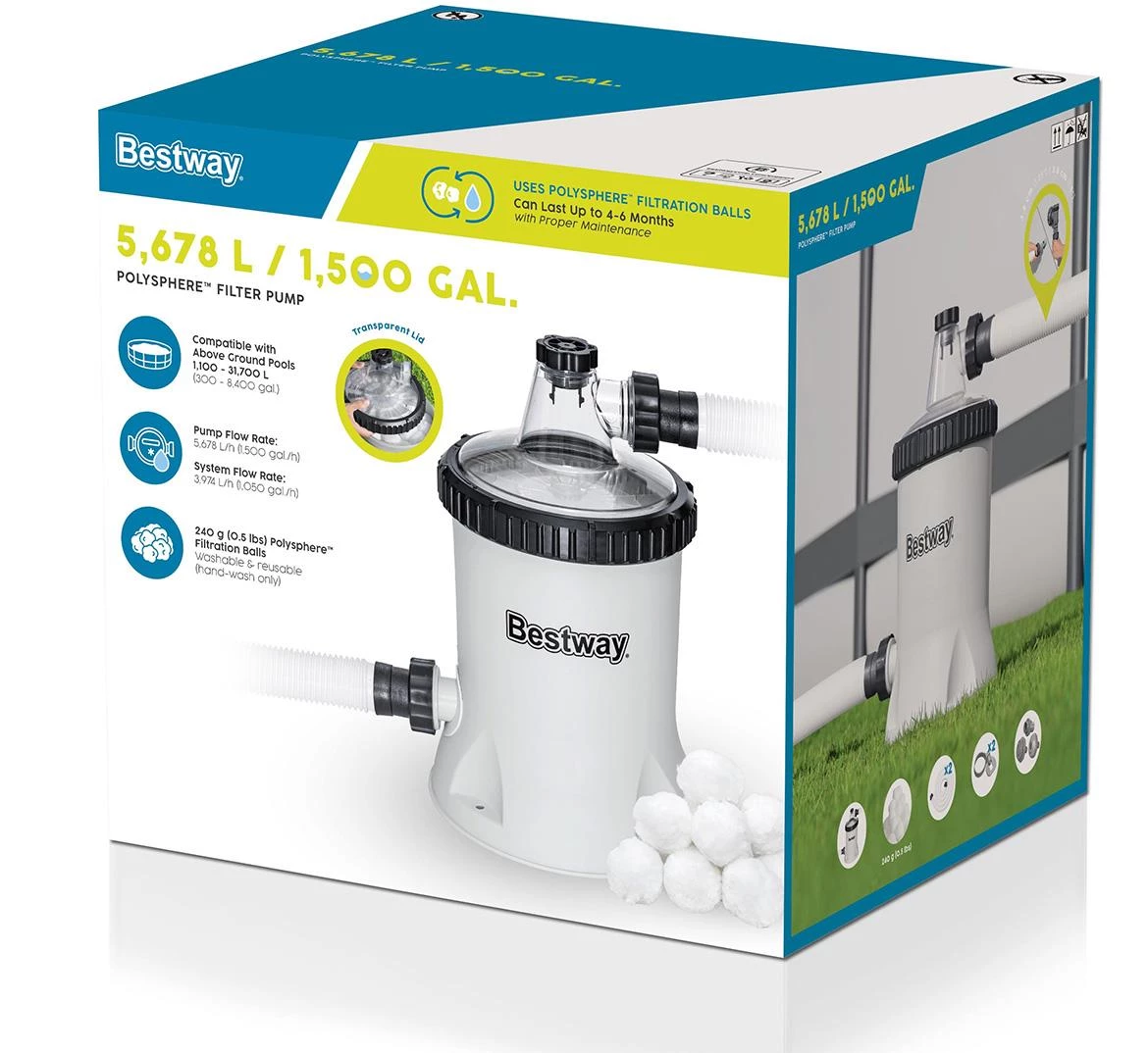 Pumpa za bazen Bestway za filter kuglice 58870