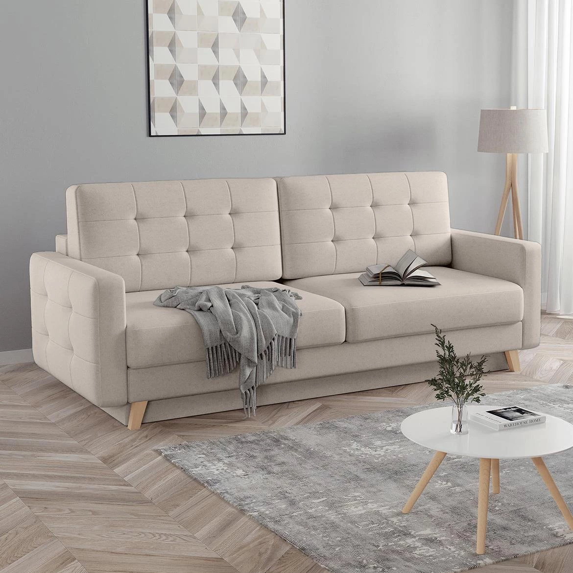 Vegas Velo 622 trosed 229x97x95 cm krem univerzalna