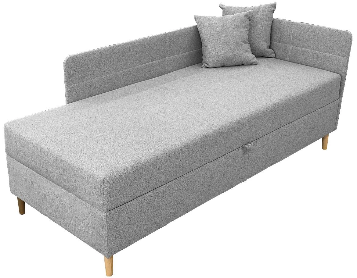 Olimp Pocket P Neve 85 krevet sa prostorom za odlaganje 204x84x82 cm siva desni