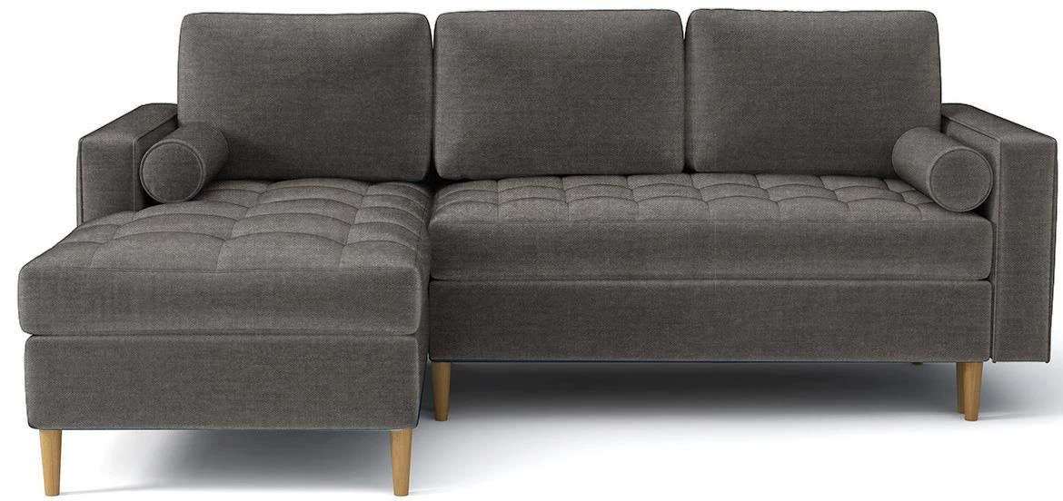 Monza Viva 5 ugaona garnitura na razvlacenje 246x172x101 cm braon leva