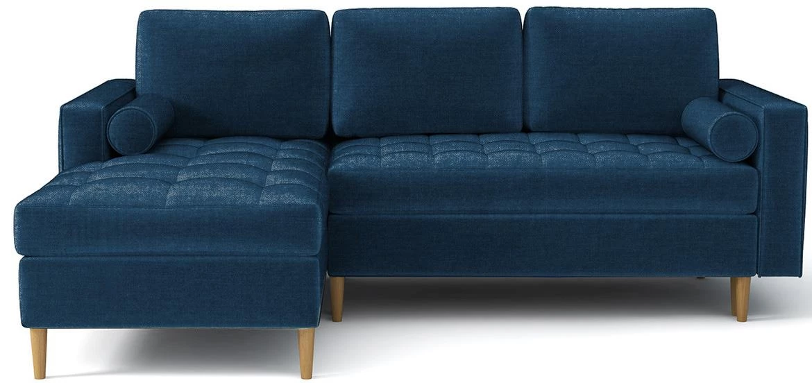 Monza Viva 77 ugaona garnitura na razvlacenje 246x172x101 cm plava leva