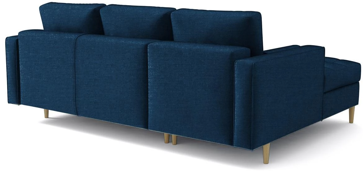 Monza Viva 77 ugaona garnitura na razvlacenje 246x172x101 cm plava leva
