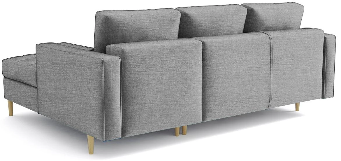 Monza Viva 14 ugaona garnitura na razvlacenje 246x172x101 cm siva desna