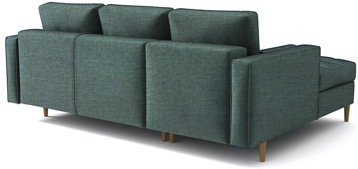 Monza Viva 12 ugaona garnitura na razvlacenje 246x172x101 cm zelena leva