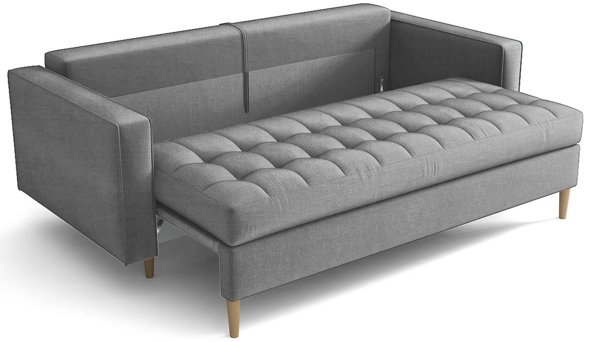 Sofa Monza Viva 14 trosed sa ležajem 226x102x101 cm siva reverzibilan