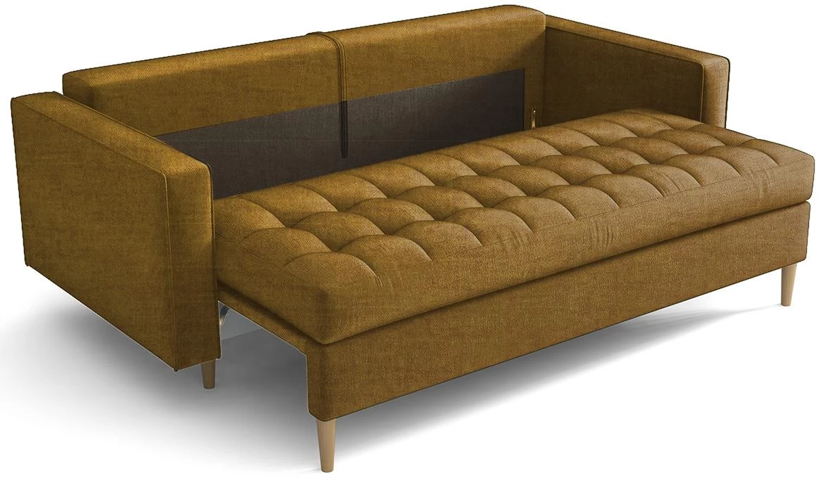 Sofa Monza Viva 9 trosed sa ležajem 226x102x101 cm oker reverzibilan