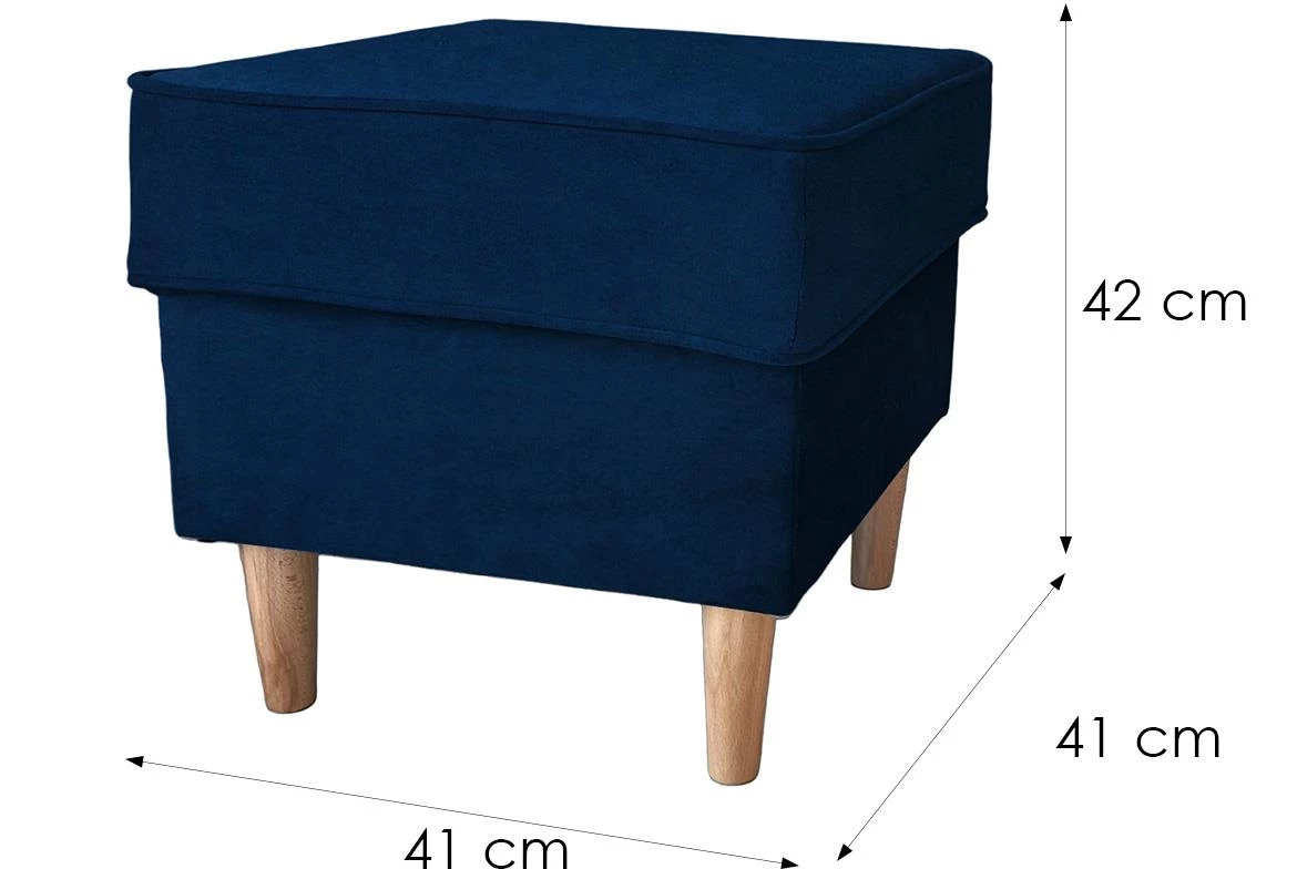 Kingston Holand 86 00/1 tabure 41x41x42 cm plava