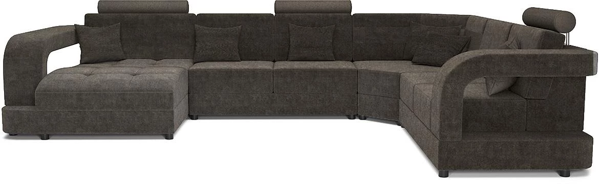 Douglas C L Morena 5 C ugaona garnitura 385x280x100 cm braon desna