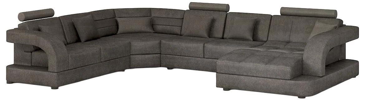 Douglas C P Morena 5 C ugaona garnitura 385x280x100 cm braon leva